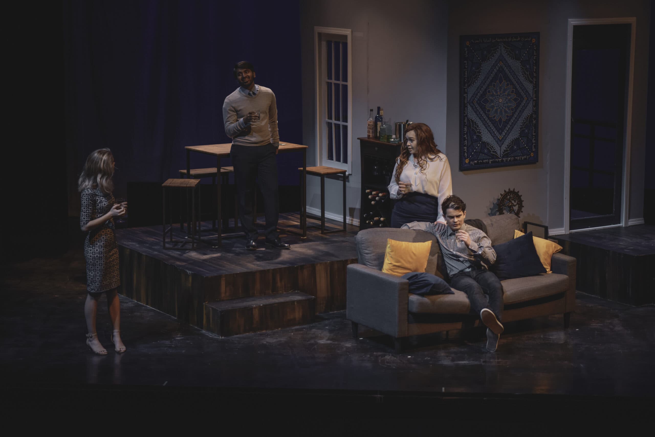 Theater production of Disgraced in the McGaw Theater