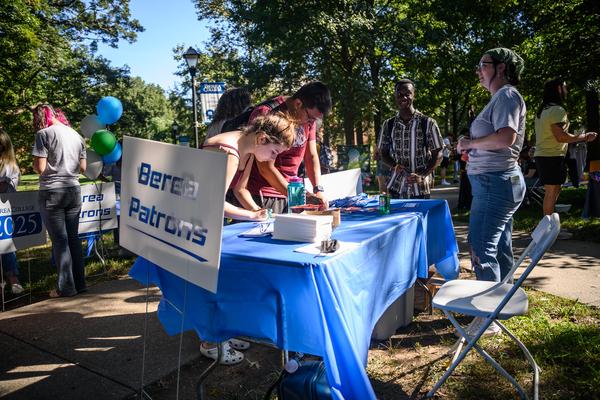 Berea Patrons booth on Giving Day