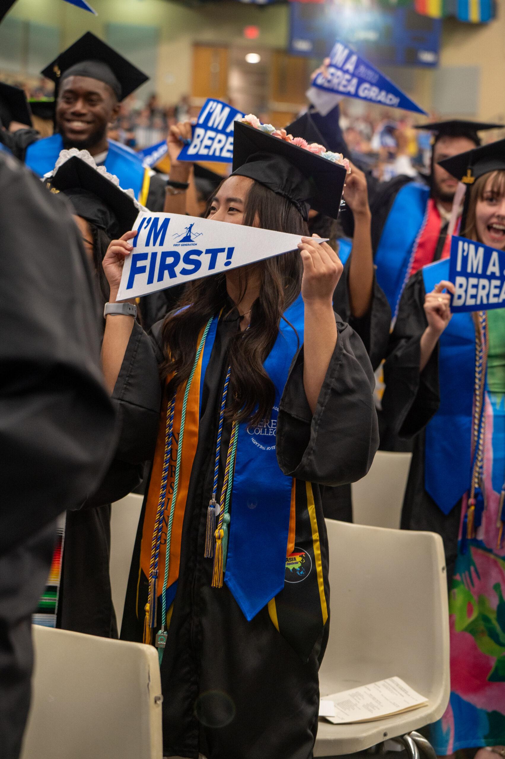 Berea College celebrated 219 graduates at this past weekend's graduation, including a number of first generation graduates.
